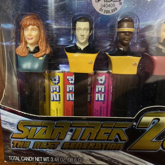 Star Trek The Next Generation 25 Limited Edition PEZ Dispensers Unopened NIB - Picture 2 of 14